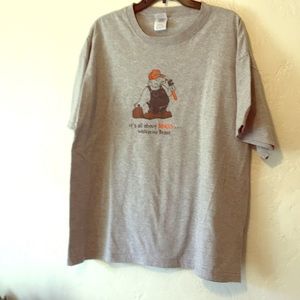 Delta Magnum Weight Gray Tee